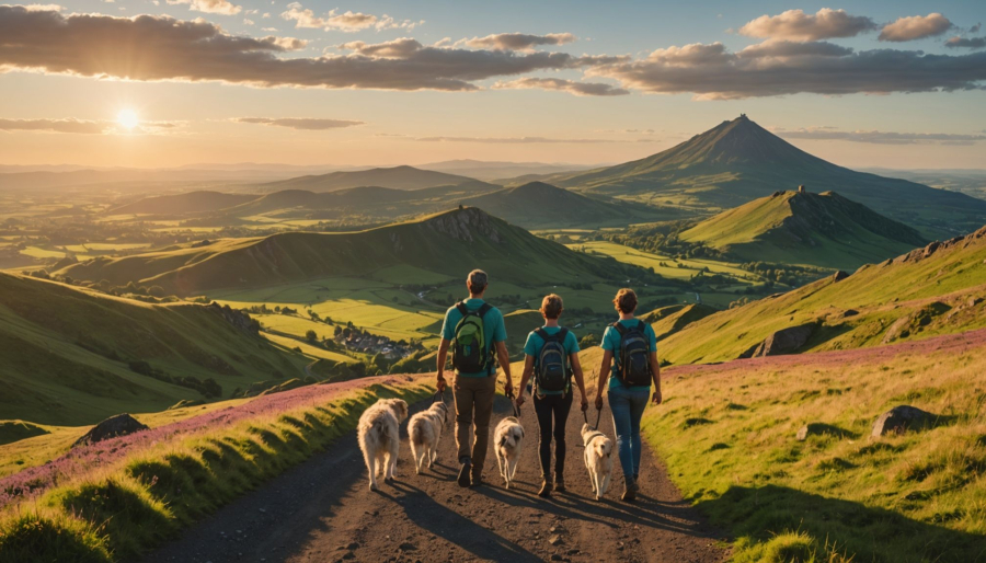 Activités en famille autour des volcans d’auvergne